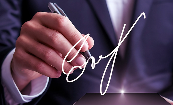 Dibujo o firma:  la diferencia está en la identidad